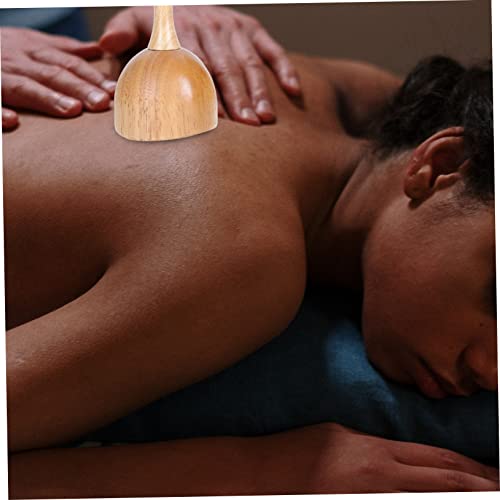 GLEAVI 1 St Beker Schraper Houten Zweedse Beker Anti Cellulitis Cup Anti Cellulitis Zuignap Cupping Massage Cellulitis Vacuüm Anti-cellulitis Cup Spanningsverlichter Rubber Hout Geschenk