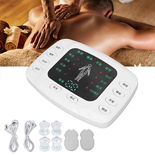 YUYTE Elektronische Puls Massager voor Spiervermoeidheid, Multifunctionele Vermoeidheid Relief Elektrische Spierstimulator voor Schouders Nek Rug Armen Benen