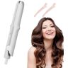 Yneyi 2-In-1 Mini Curling Wand & Flat Iron Hair Straightener, Mini Dual Purpose Curling Iron, Mini Flat Iron, Mini Curling Iron, Mini Curling Iron For Short Hair (White)