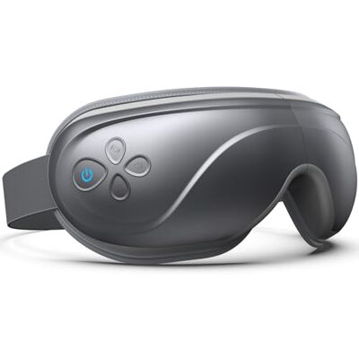 RENPHO Upgrade Eye Massager met warmte, trillingen, compressie, oplaadbaar oogmassager masker met draadloze Bluetooth-muziek voor droge ogen, oogzwelling, donkere kringen, verbetering van de slaap RENPHO Upgrade Eye Massager met warmte, trillingen, compressie, oplaadbaar oogmassager masker met draadloze Bluetooth-muziek voor droge ogen, oogzwelling, donkere kringen, verbetering van de slaap