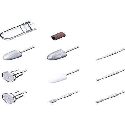 Beurer 570.64 Vervangingsset voor manicure, pedicure, MP100, 9 accessoires van saffier en vilt, afdekking Beurer 570.64 Vervangingsset voor manicure, pedicure, MP100, 9 accessoires van saffier en vilt, afdekking