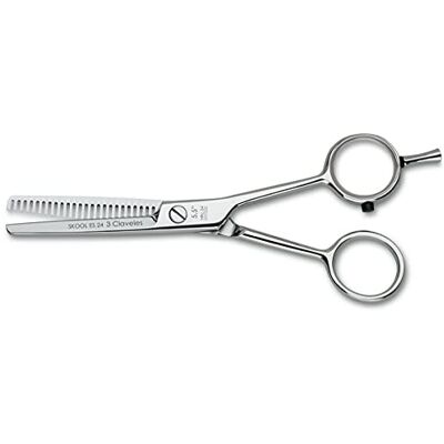 3 Claveles Skool modelleerschaar voor kappers, 5,5 inch, cranberry 3 Claveles Skool modelleerschaar voor kappers, 5,5 inch, cranberry