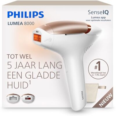Philips Lumea 8000 IPL-ontharingsapparaat – Langdurig alternatief voor laserontharing zoals in de salon, eenvoudig thuisgebruik, Medical Grade Safety, 2 opzetstukken voor lichaam & benen, BRI935/00 Philips Lumea 8000 IPL-ontharingsapparaat – Langdurig alternatief voor laserontharing zoals in de salon, eenvoudig thuisgebruik, Medical Grade Safety, 2 opzetstukken voor lichaam & benen, BRI935/00