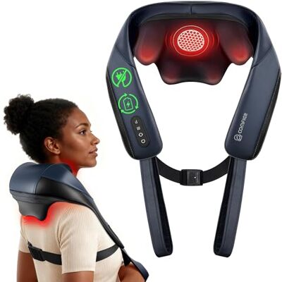 COMFIER 2026 Nekmassageapparaat met verbeterde grafieverwarming, 4D Shiatsu nek-, schoudermassageapparaat, draadloos, dieptemassage voor nek, schouders en rug, cadeau voor vrouwen en mannen COMFIER 2026 Nekmassageapparaat met verbeterde grafieverwarming, 4D Shiatsu nek-, schoudermassageapparaat, draadloos, dieptemassage voor nek, schouders en rug, cadeau voor vrouwen en mannen