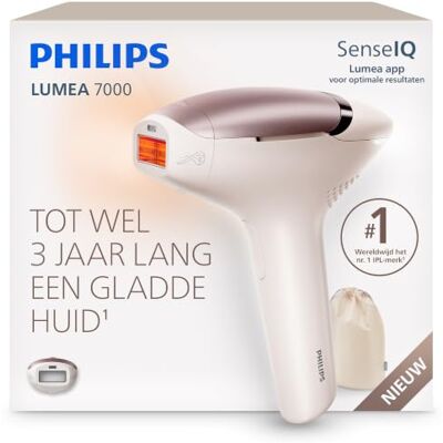 Philips Lumea 7000 IPL-ontharingsapparaat – Langdurig alternatief voor laserontharing zoals in de salon, eenvoudig thuisgebruik, Medical Grade Safety, opzetstuk voor lichaam & benen, BRI933/00 Philips Lumea 7000 IPL-ontharingsapparaat – Langdurig alternatief voor laserontharing zoals in de salon, eenvoudig thuisgebruik, Medical Grade Safety, opzetstuk voor lichaam & benen, BRI933/00