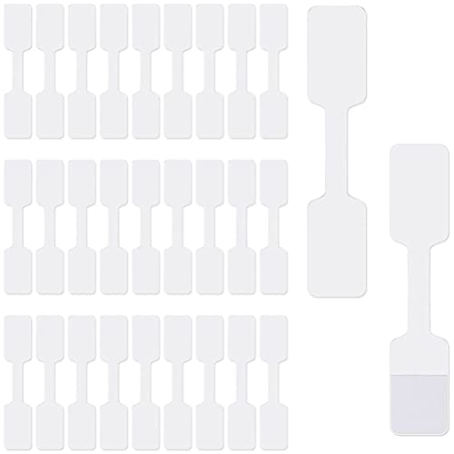 Hemobllo 100 Stuks Wit Kabellabel Labels Voor Kabelbeheer Zelfklevend Kabellabel Computer Kabel Wit Draadlabel Labels Met Draad Koordlabels Beheren Kantoor Touw Merk Accessoires Papier