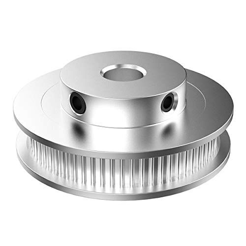 Baluue Timing Pulley High Precision Aluminum Alloy Timing Belt Timing Pulley Wheel 3D Printer Accessory for Office School