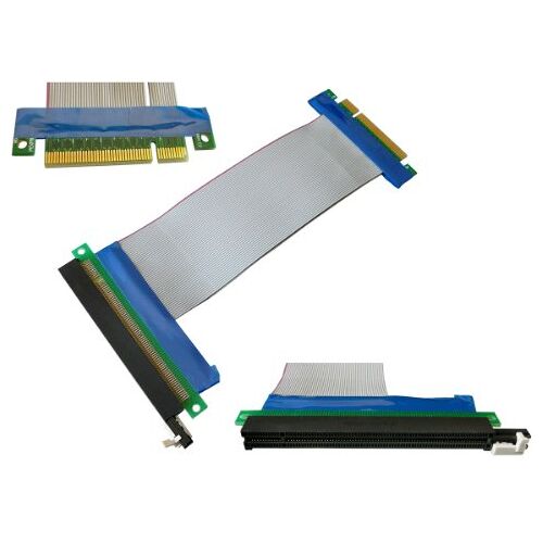 KALEA-INFORMATIQUE Kalea Informatique. PCIe Ribbon Riser 8x tot 16x. Lengte: 190 mm