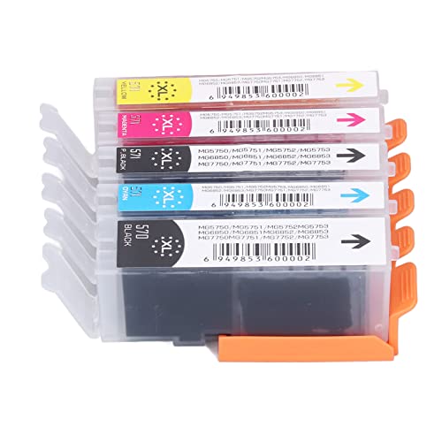 Weikeya Navulbare cartridges, nauwkeurig tellende printerinktcartridge Clear Printing PP voor PIXMA MG5752