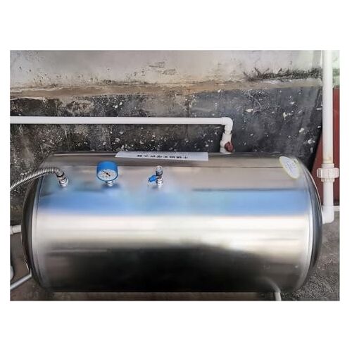 WAHHWF 100 160 200 250 300 500 L watersysteem horizontale druktank voor putpomp, goed druktank installatiekit, waterblaasset onder druk voor kelderboosterpomp (maat: 160L/42,2 Gal(75x65