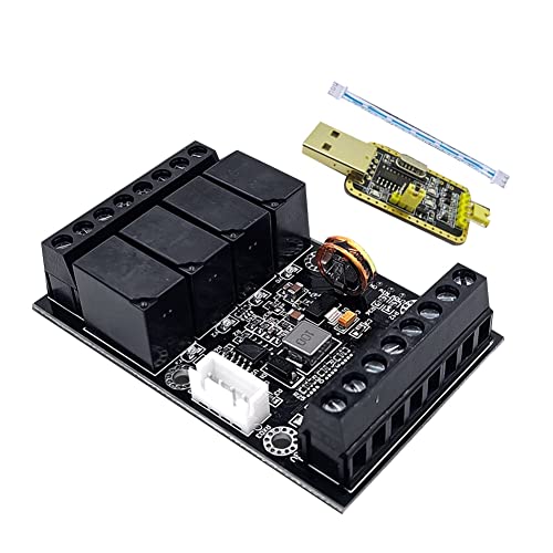 Luejnbogty 1 set PLC Module Vertraging Module FX1N-10MR Industriële PLC Controle Kaart USB TTL Kabel Programmeerbare Analoge Input/Output Module