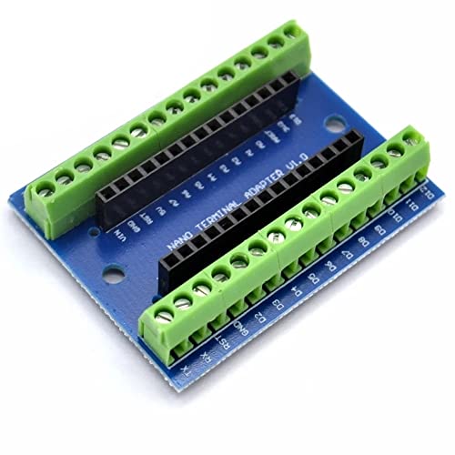 Sun3drucker Nano Terminal Adapter I/O Shield uitbreidingskaart, uitbreidingsbord voor Arduino Nano 3.0 ATMEGA328P Module Board (3)