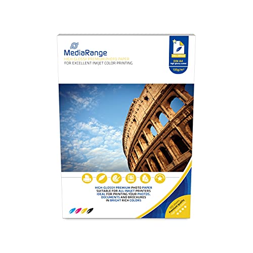 MediaRange Media Range MRINK105 Fotopapier A4 Wit