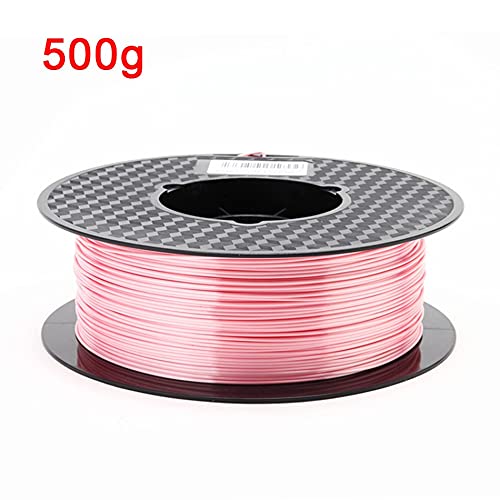 LKYBOA {Printeraccessoires} 3D-printer filament blauw 50 0 g / 250g Zijde PLA 1.7 5 mm filamenten glanzende zijde-achtige drukmateriaalprinter PLA Filament bestseller (Color : 500g -Pink)