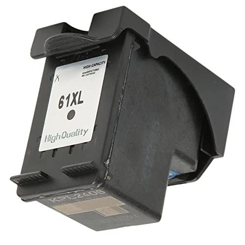 Shanrya Printercartridges, 61XL Inktcartridges Brede Compatibiliteit Materiaal ABS voor 5539 (H 61XLBK Zwart)