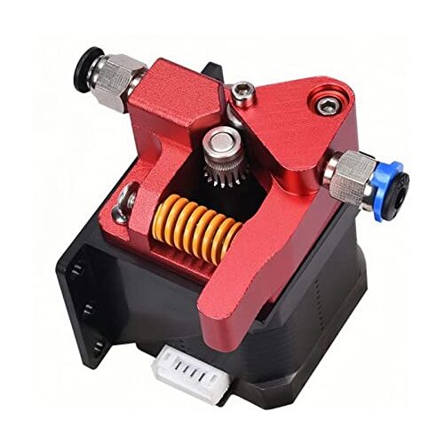 Ickiya 3D Printer Upgrade Dual Gear Extruder, MK8 extruder Dual Driver Feed Metalen Feeder extruder kit CR-10S Pro/CR-10/Ender 3 V2/Ender3/Ender 3 pro 1.75mm Filament