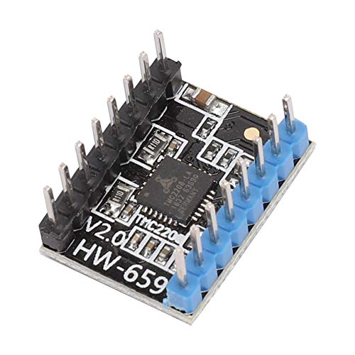 ASHATA Stepstick Stepper Motor Driver, TMC2208 Stepper Motor Drive 3D Printer Vervanging Deel HW659 Motor Drive, 3D Printer Onderdelen Stepper Motor Driver Module