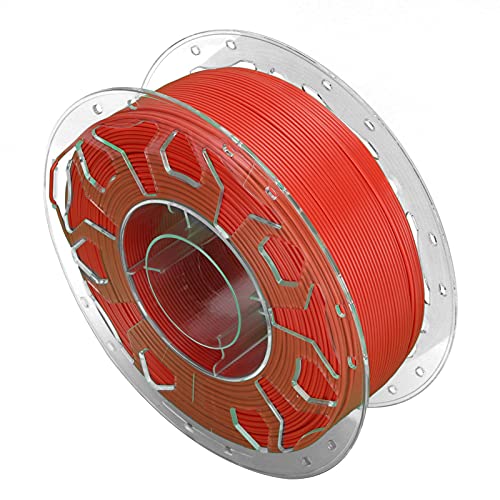 Dpofirs PLA-gloeidraad voor 3D-printers 1,75 Mm, 3D-printergloeidraad op Grote Schaal Compatibel voor FDM-model 3D-printer, op Grote Schaal Compatibel met Alle 3D-printers (Rood)