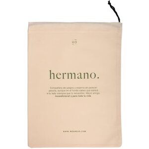 UO Stoffen cadeautas "Bruder Definition", 100% natuurlijk katoen, afmeting 24 cm x 30 cm, herbruikbaar, ideaal voor het verpakken van geschenken, met trekkoord. UO Stoffen cadeautas "Bruder Definition", 100% natuurlijk katoen, afmeting 24 cm x 30 cm, herbruikbaar, ideaal voor het verpakken van geschenken, met trekkoord.