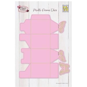 Nellie's Choice Snijmal Vlinderdoosje 4,5 x 4,5 x 6 cm cm 2st. Wrapping Dies Cutting Dies voor Cadeaudoosjes, Gift Boxes, Kerstcadeaus, en DIY Nellie's Choice Snijmal Vlinderdoosje 4,5 x 4,5 x 6 cm cm 2st. Wrapping Dies Cutting Dies voor Cadeaudoosjes, Gift Boxes, Kerstcadeaus, en DIY
