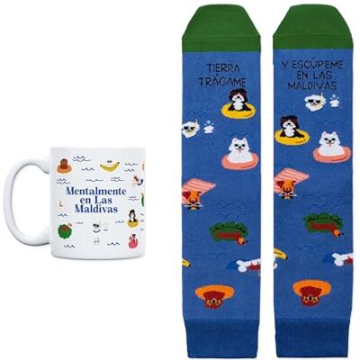 UO Mok Aarde Tragisch Me en spug me op de Malediven, Koffiemok en Grappige Sokken, Originele Geschenken voor Heren, One Size voor Mannen, Cadeau voor Afstuderen, Leraar UO Mok Aarde Tragisch Me en spug me op de Malediven, Koffiemok en Grappige Sokken, Originele Geschenken voor Heren, One Size voor Mannen, Cadeau voor Afstuderen, Leraar