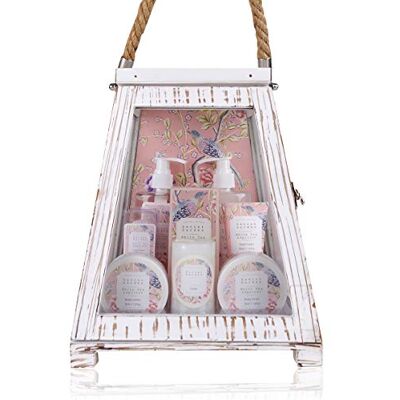 Accentra Secret Garden Cadeauset in Grote Houten Lantaarn - Beauty Accentra Secret Garden Cadeauset in Grote Houten Lantaarn - Beauty