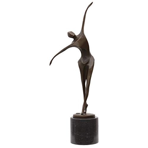 Aubaho Bronzen beeld danseres man in antieke stijl Bronzen beeld beeld 57cm