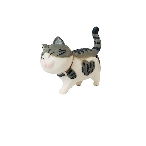 DVELAS Ornamenten beeldjes, 1pcs Japanse Bell Cat Doll Cute Mini PVC Animal Miniaturen Cijfers Toy Creative Handicraft Ornamenten Home Decoration Ambachten (Kleur : 9)