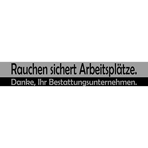 Schatzmix spreuk roken beveiligt werkplekken metalen bord 20x30 cm wanddecoratie tin sign blikken bord, blik, meerkleurig