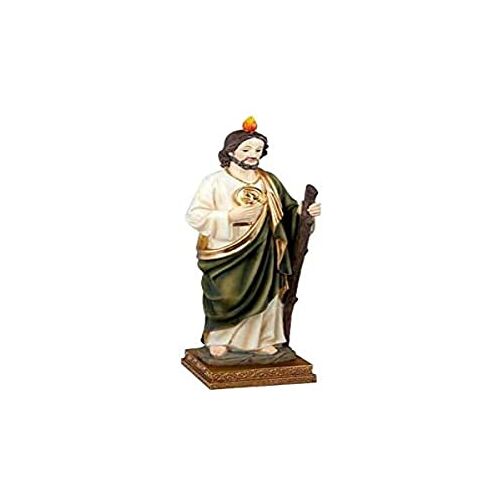 DRW St. Judas Tadeo 12 cm hars met PVC doos met de geschiedenis 12 cm