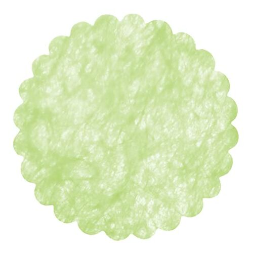 Ciao Zak 24 decoraties tnt stof optiek Flower Poly Lab (Ø 48 cm), zeegroen