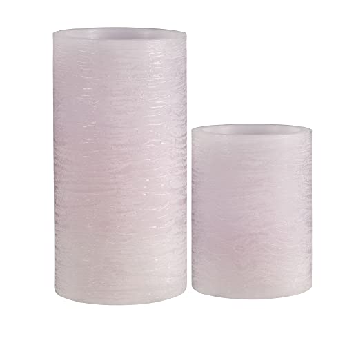 Pauleen 48116 Cosy Lilac Candle waskaars met batterij met timerfunctie 6 uur timer waskaars met batterij set van 2