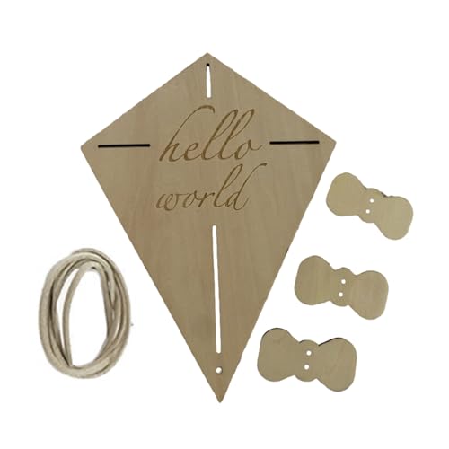 FENOHREFE Houten wanddecoratie voor kinderkamer decoraties wieg kinderkamer opknoping hanger hout ambachten baby cadeau unieke foto rekwisieten houten kinderkamer muur decor