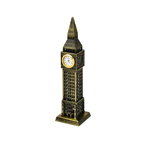 ds. distinctive style Big Ben Tower Model Elizabeth Tower metalen beeld Big Ben beeldje voor souvenirs 23.5cm