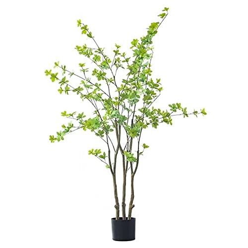 CVNIMV Kunstmatige Boom Kunstmatige Boom Faux Japanse Bell Paard Plant Potplanten Nep Groene Plant Decor Voor Binnen Woonkamer Kantoor Bruiloft Kunstmatige Pl