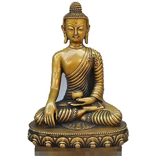 Liangliang988 Tibetaanse boeddhisme fane Brons Joss Menla Medicine Boeddha medische God standbeeld
