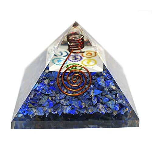 Blessfull Healing Reiki Healing Stone Fen Shui Gift Lapis Steen met Potlood en Logo Piramide Chakra Energie -Zegende Genezing