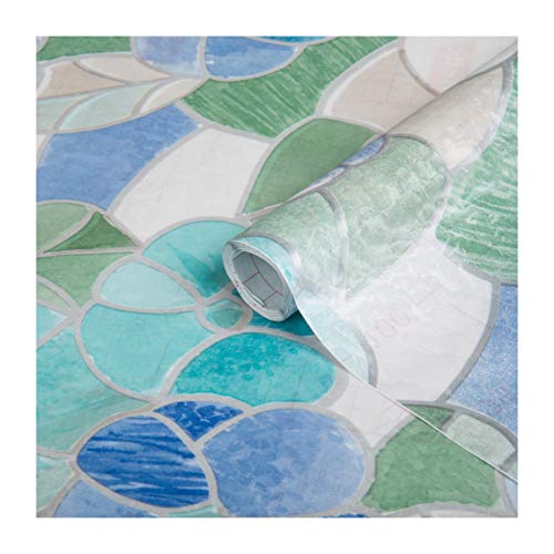 d-c-fix Lisboa Raamfolie, zelfklevend, inkijkbescherming, aan beide zijden ondoorzichtig, folie voor badkamer, raam, keuken, glazen deur, melkglasfolie, zichtwerende folie, glasfolie, 45 cm x 2 m