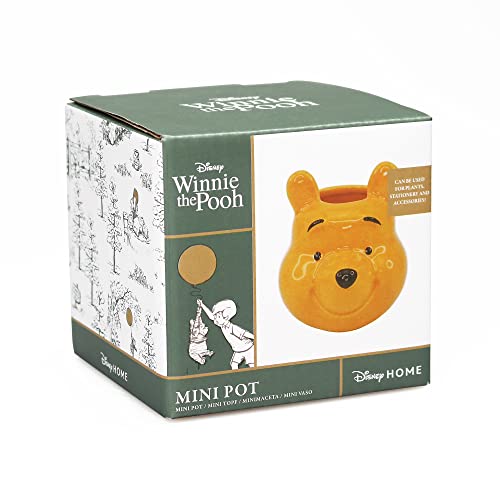 WINNIE THE POOH Disney Mini Plantenpot Kleine Plantenpot Leuke Plantenpot 8,2 cm x 7,8 cm x 8,8 cm Gifts- Disney Home