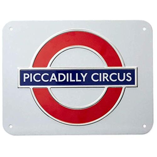 GWC Londen ondergrondse bord, Piccadilly Circus, medium metalen bord