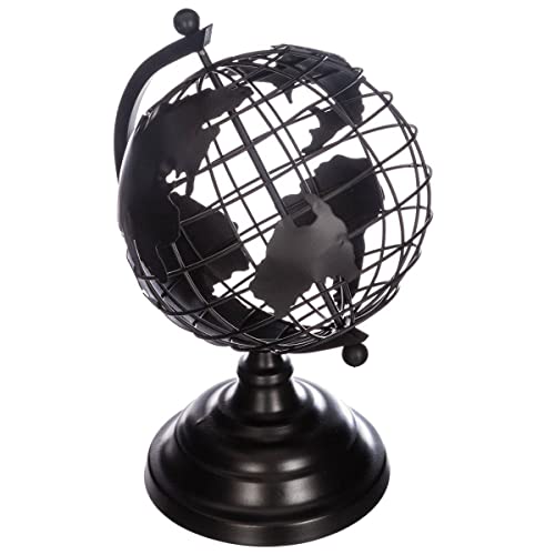 ATMOSPHERA CREATEUR D'INTERIEUR Globe metaal zwart H28 cm Atmosphera interieurontwerper