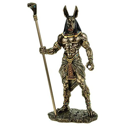 VERONESE Figuur Egyptische god Anubis 28 cm Egypte Farao brons