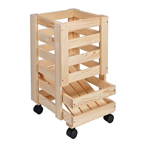 HI aardappelkist fruitkist houten kist voor aardappelen appels 30x37x52,5cm 90000