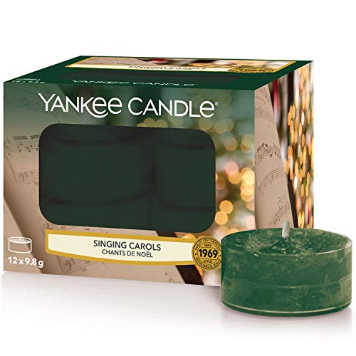 Yankee Candle Theelicht Geurkaarsen   Zingende kerstliederen   12 Count