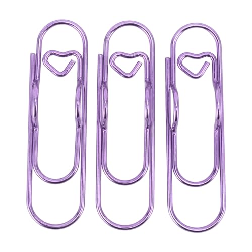 Generic 30 Stuks Metalen Pen Clip Liefde Pen Paperclip voor Bladwijzer Notebook, voor Houder Poster Stand voor Laptop, Paperclip Houders (#4)