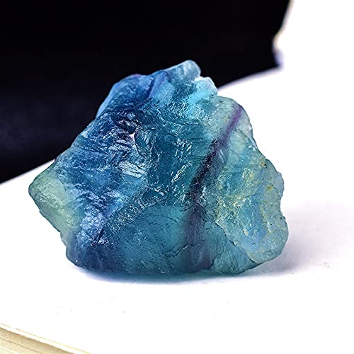 MEYYI helende minerale steen 1pc natuurlijke blauwe fluoriet kristal steen genezing quartz erts minerale energie steen fluoriet ornament rock minerale specimen cadeau Chakra Balance edelsteen decoratie