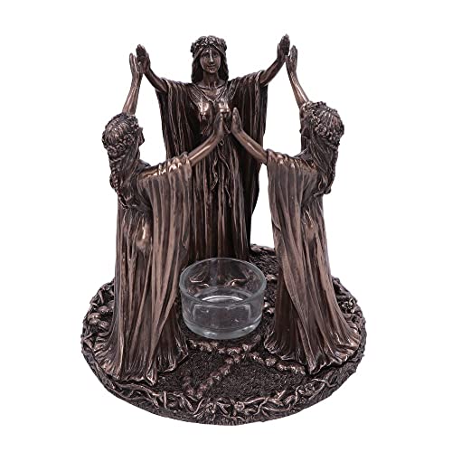 Nemesis Now Wicca Ceremonie Theelichthouder 17cm, Brons