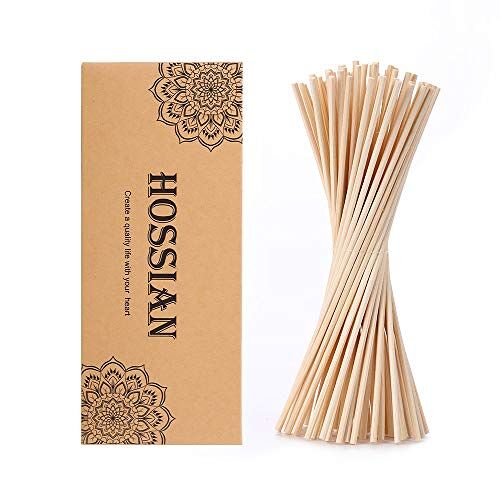 HOSSIAN 12 Inch Reed Diffuser Sticks,-Diffuser Sticks-Reed Diffuser- Reed Sticks Aroma Diffuser Sticks voor Aroma Fragrance (60 PCS)