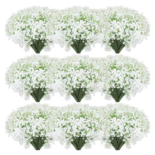 XIATIANS 50 stuks kunstbloemen baby's adem bloemen nep planten bloemen for bruiloft thuis party decor