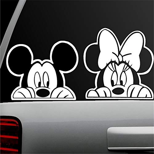 agnedd Muursticker woonkamer autosticker autosticker autosticker Mickey Mouse en Minnie Mouse Combo Window sticker voor autosticker